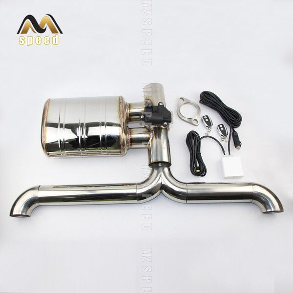 Car Accessories Modified exhaust pipe muffler 304 stainless steel electronic remote control valve exhaust pipe suitable for E46