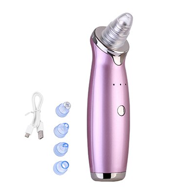 Blackhead Remover Pore Vacuum Electric Facial Acne Pimple Suction Vaccumm Removal Extractor With 5 Probes For Women Men Face