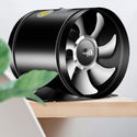 4 Inch Inline Vents Duct Fan 76 CFM 220V 20W,  Exhaust Vent Fans for Bathroom Basement Greenhouse Attic Kitchen, Low Noise