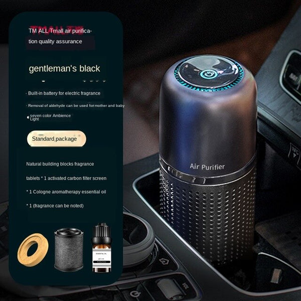 Wireless Car Air Purifier Car Formaldehyde Removal Odor Elimination Anion Oxygen Bar Car Interior Supplies Complete Collection