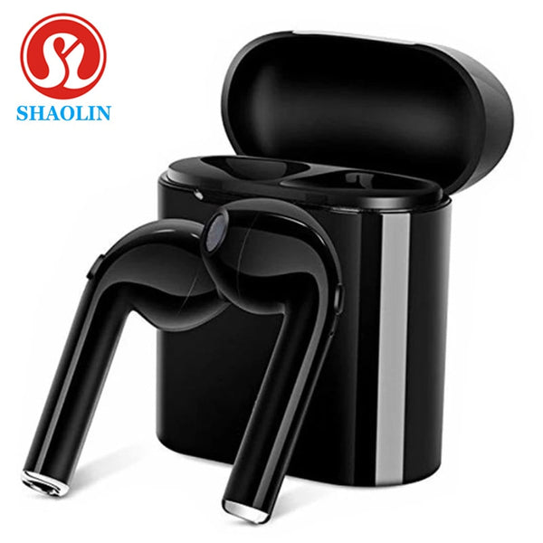 SHAOLIN Earphone Wireless Earbuds With Charging Box Sports headset For Iphone XS MAX XR Samsung S9 S9 Plus Xiaomi Huawei