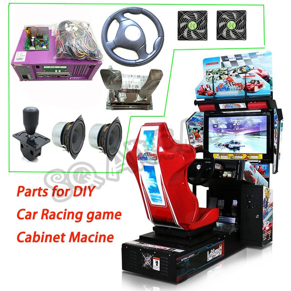 outrun Coin Operated Video Arcade Machine Driving Simulator Car Racing Games arcade full kit main board+cable+Dynamic card etc