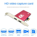 4K HD video capture card HDMI input HDMI loop out PCIe capture card News games live medical image collection video conference