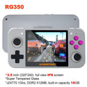 2pcs/lots Free DHL Retro Games RG350 Video games Upgrade game console 64bit opendingux 3.5inch 2500+ games PS1 Emulators 16G