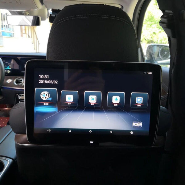2021 New Car TV Headrest Monitor Wifi Games Rear Seat Entertainment System For Mercedes W205 C257 G464 C217 V222 X222 W222 X290