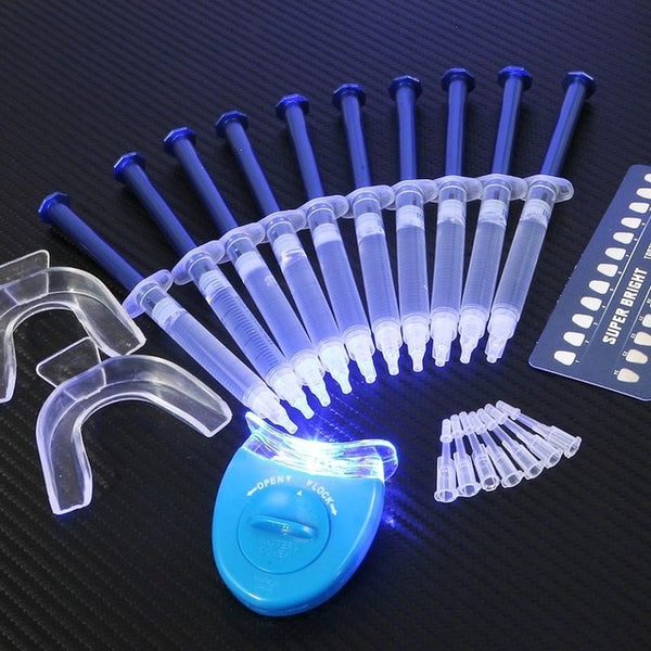 DropShipping Teeth Whitening Kit  Dental Equipment 44% Peroxide Bleaching System Oral Gel Kit Tooth Whitener clareador dental