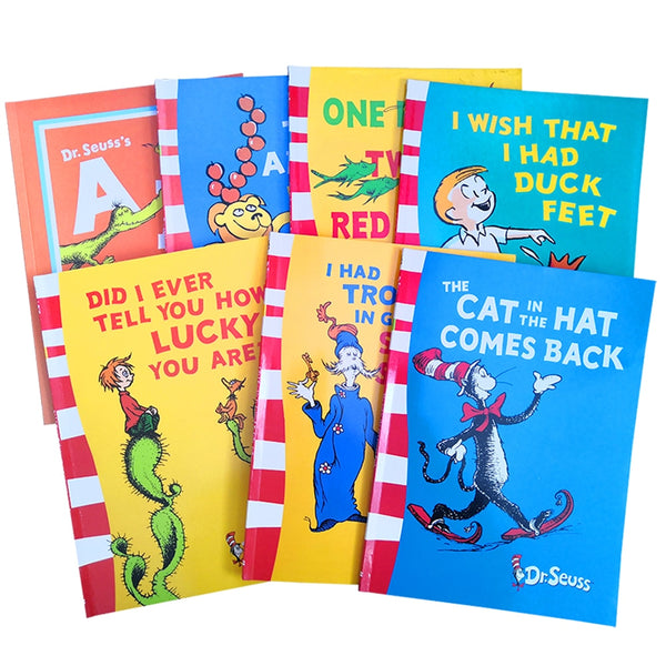 Dr Seuss ABC Children Picture Books Sets In English for Kids The Cat In The Hat Supplies Learning Reading Book educational toys