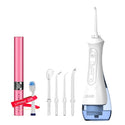 SEAGO USB Rechargeable Water Flosser Oral Irrigator Dental Portable 3 Modes 200ML Tank Water Jet Waterproof IPX7 Home