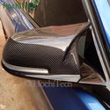 1 Pair Rearview Mirror Cover Side Wing Rear View Mirror Case Covers Glossy Black For BMW F20 F21 F22 F30 F32 F36 X1 F87 M3