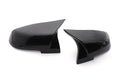 1 Pair Rearview Mirror Cover Side Wing Rear View Mirror Case Covers Glossy Black For BMW F20 F21 F22 F30 F32 F36 X1 F87 M3