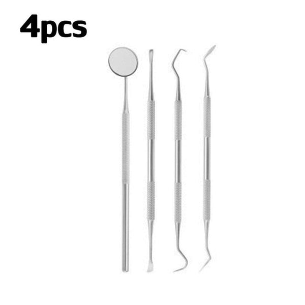 6pc/3pc Dental Mirror Stainless Steel Dental Dentist Prepared Tool Set Probe Tooth Care Kit Instrument Tweezer Hoe Sickle Scaler