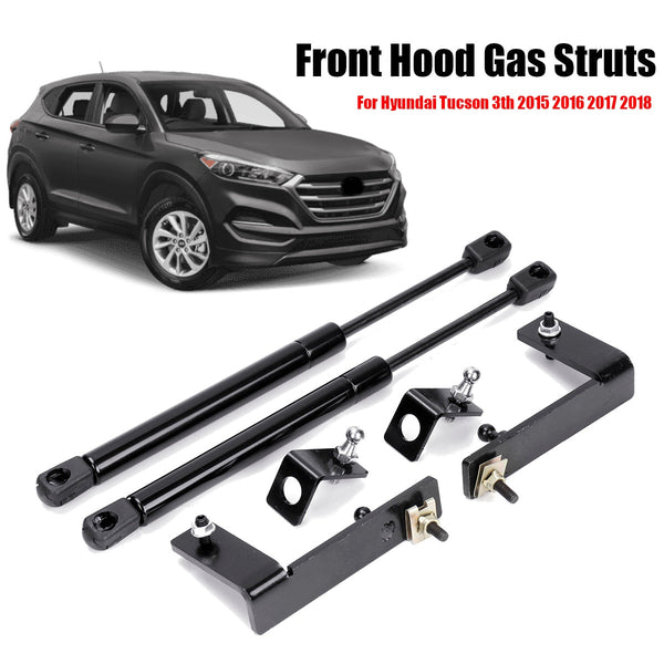 1Set Car Front Engine Hood Lift Supports Props Rod Arm Gas Springs Shocks Strut Bars For Hyundai Tucson 3TH 2015 2016 2017 2018