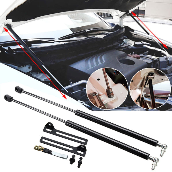 2X Car Front Engine Hood Lift Supports Props Rod Arm Gas Springs Shocks Strut For Nissan QASHQAI J11  X-TRAIL T32 2014-2018