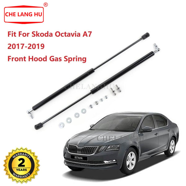 For Skoda Octavia A7 MK3 Sedan RS Combi 2017 2018 2019 Car-styling Refit Bonnet Hood Gas Shock Lift Strut Bars Support Rod