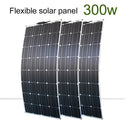 solar panel kit and 300w 200w 100w flexible solar panels 12v 24v high efficiency battery charger module