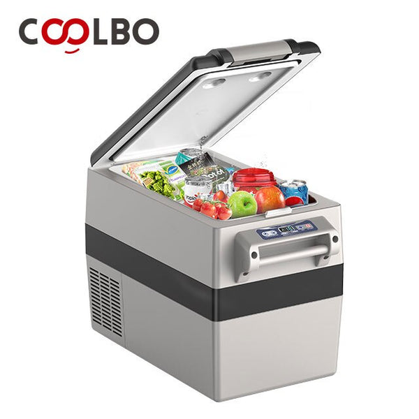 42L AC DC electrical car freezer compressor refrigerator 12v portable refrigerator freezer