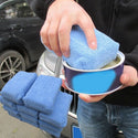 Car Auto Body Exterior Care Waxing Polish Microfiber Foam Sponge Applicator Detailing Wash Cleaning Sponge Pads