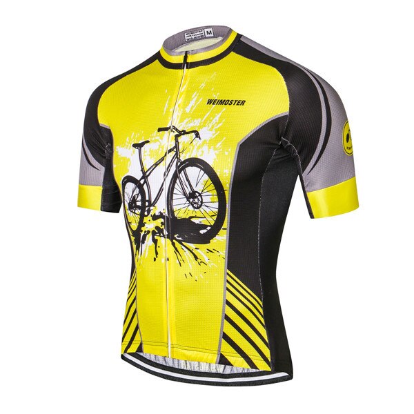 Red Cycling jersey Men's Bike jerseys Mountain road Tops summer ProTeam MTB Shirts Short sleeve Maillot  Ropa Ciclismo Racing