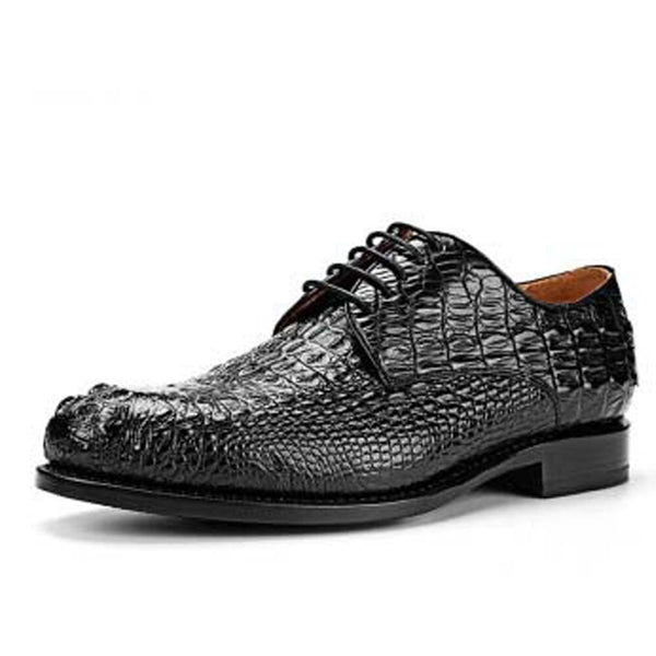 luolundika new arrival crocodile  Leather shoes male formal shoes crocodile leather  business  leisure  Dress shoes  Men's shoes