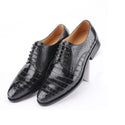 baoduli Thailand  Siamese crocodile leather shoes Men's leather shoes  business  Dress shoes  men  shoes  lace-up formal shoes