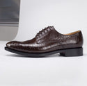 baoduli Thailand  Siamese crocodile leather shoes Men's leather shoes  business  Dress shoes  men  shoes  lace-up formal shoes