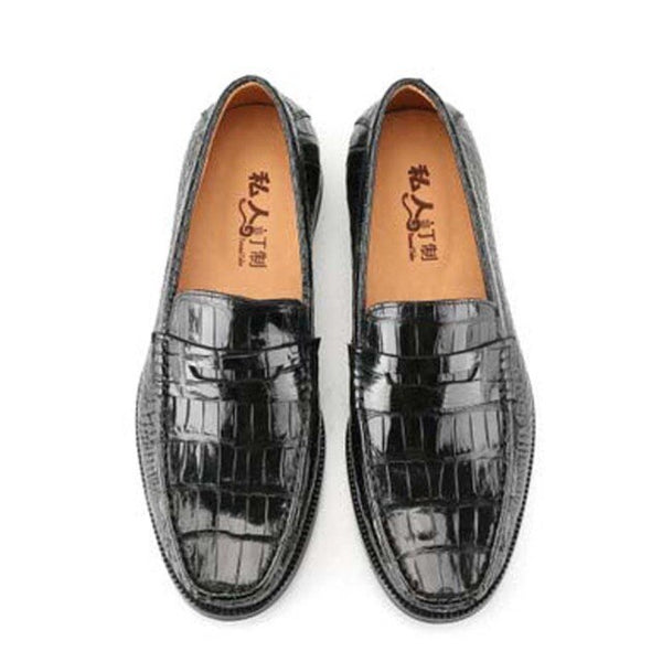 dae 2021 spring new arrival Thailand  crocodile  Leather men shoes  male  leisure  business  Dress shoes  Men's shoes