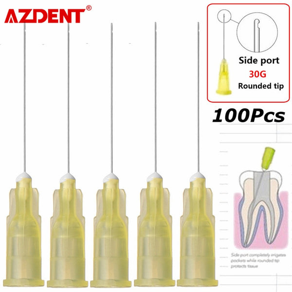 100pcs/Bag Dental Endo Irrigation Needle Tip Dental Root Canal Lateral Irrigation Needle