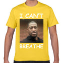Tops T Shirt Men i cant breathe george floyd White Geek Short Male Tshirt XXXL