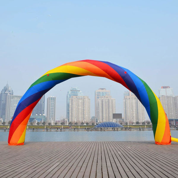 49ft=15M inflatable Rainbow arch for Advertisement with Blower 220v