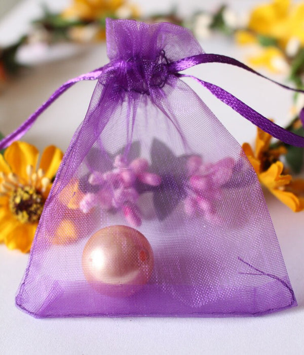 17*23cm 3000pcs Dark purple Organza Bag christmas Drawstring bag jewelry packaging bags for gift/candy/wedding/party Yarn bag