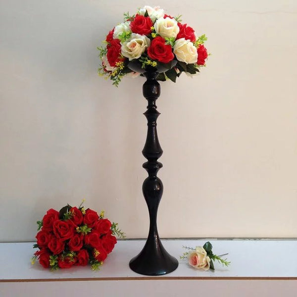 70 cm Black Wedding Flower Vase Candelabra Wedding centerpiece Party Supply 10pcs/lot
