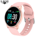 LIGE 2021 New Smart Watch Women Full Touch Screen Sport Fitness Watch IP67 Waterproof Bluetooth For Android ios smart watch Men