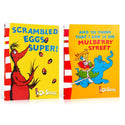 2 Books SCRAMBLED EGGS SUPER / AND TO THINK THAT I SAW IT ON MULBERRY STREET Dr.Seuss Series Child Picture Story English Books