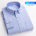 100% Oxford Cotton Longsleeve Shirt for Men buttons Plaid Shirt Striped pocket Mens Shirts 8XL Large Sizes Streetwear camisas