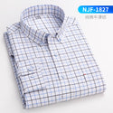 100% Oxford Cotton Longsleeve Shirt for Men buttons Plaid Shirt Striped pocket Mens Shirts 8XL Large Sizes Streetwear camisas