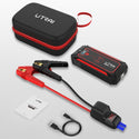 UTRAI Car Jump Starter 2500A 24000mAh Power Bank Car Battery with 10W Wireless Charger LCD Screen Safety Hammer Jump starter