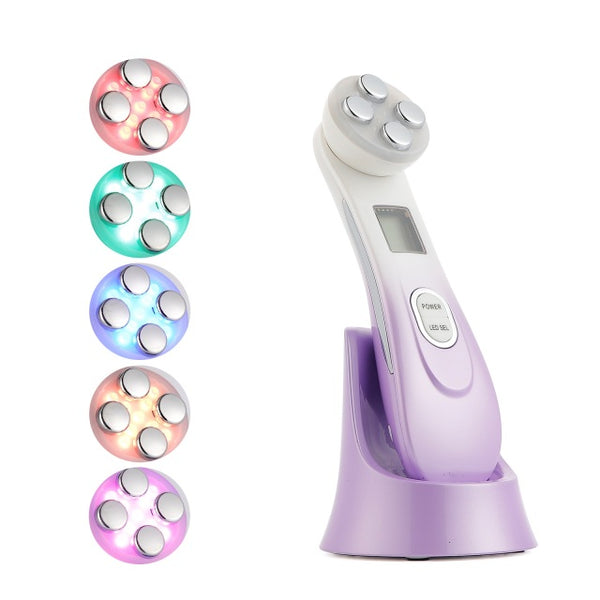 NOBOX-5in1 RF EMS Electroporation LED Photon Light Therapy Beauty Device Anti Aging Face Lifting Tightening Eye Facial Skin Care