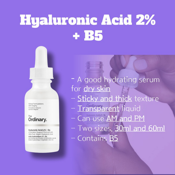 Hyaluronic Acid 2% + B5 Ordinary Facial Essence Multiple Hydration Moisturizing Anti-wrinkle Brighten Tighten the skin 30ml