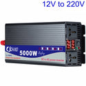 Solar Panel 5000W 12V 24V to 110V 60Hz Pure Sine Wave Inverter Solar Energy Power Generator Systems Kit Complete Accessories LCD