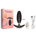 Wireless Remote Control Vibrating Anal Plug Male Wearable Silicone Butt Sex Anal Toys for Adults Men Women Gay 18 Vibrator Femal