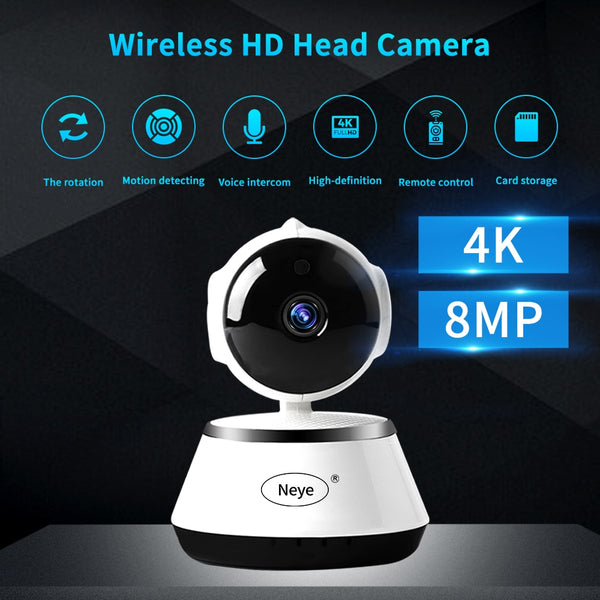 N_eye IP Camera 8MP 4K Home Security Camera wifi camera with IR Night Vision Audio Monitor IP Camera