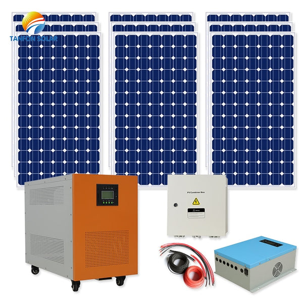 Tanfon Complete home solar system off grid for 5000W with solar panel kit all in one solar system