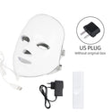NOBOX-Foreverlily 7 Colors LED Face Mask Photon Light Therapy Skin Rejuvenation Facial PDT Skin Care Beauty Mask Ance Treatment