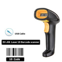 EVAWGIB EV-WJ08 Wireless 1D Barcode scanner EV-B208 Bluetooth 2D Barcode scanner QR Bar Code Reader PDF417 for IOS Android IPAD