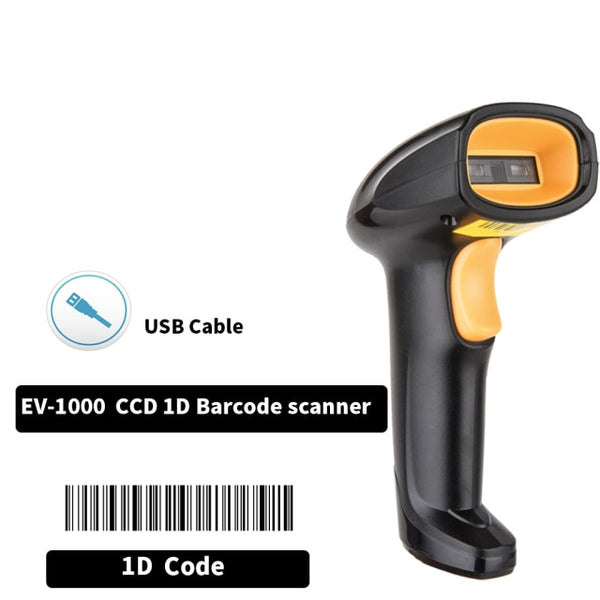 EVAWGIB EV-WJ08 Wireless 1D Barcode scanner EV-B208 Bluetooth 2D Barcode scanner QR Bar Code Reader PDF417 for IOS Android IPAD