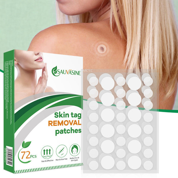 72pcs/box Acne Wart Remover Pimple Wart Treatment Patch Hydrocolloid Gel Anti-infection Invisible Skin Tag Sticker Face Care