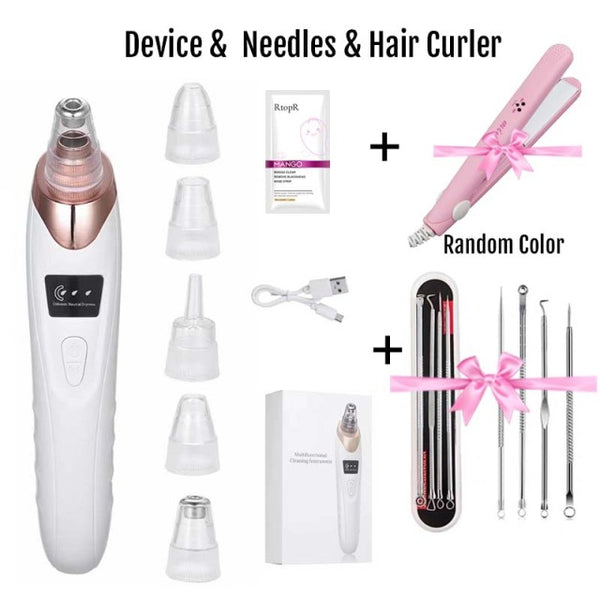 Blackhead Remover, Pore Vacuum Cleaner Black Dot, Nose Pore Acne Facial Cleaning, Pimple Remover Beauty Tool, New Arrive