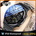 LIGE 2022 ECG+PPG Smart Watch Men Heart Rate Blood Pressure Watch Health Fitness Tracker IP68 Waterproof Smartwatch For Xiaomi