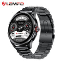 LEMFO LF26Pro Smartwatch Heart Rate Blood Pressure Monitoring Smart Watch Man IP68 Waterproof for Men 1.32 Inch 360*360 Screen