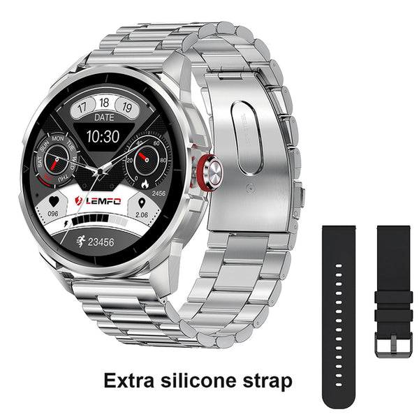 LEMFO LF26Pro Smartwatch Heart Rate Blood Pressure Monitoring Smart Watch Man IP68 Waterproof for Men 1.32 Inch 360*360 Screen